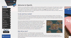 Desktop Screenshot of learnopengl.com